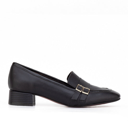 0622 chaussure femme en cuir noir