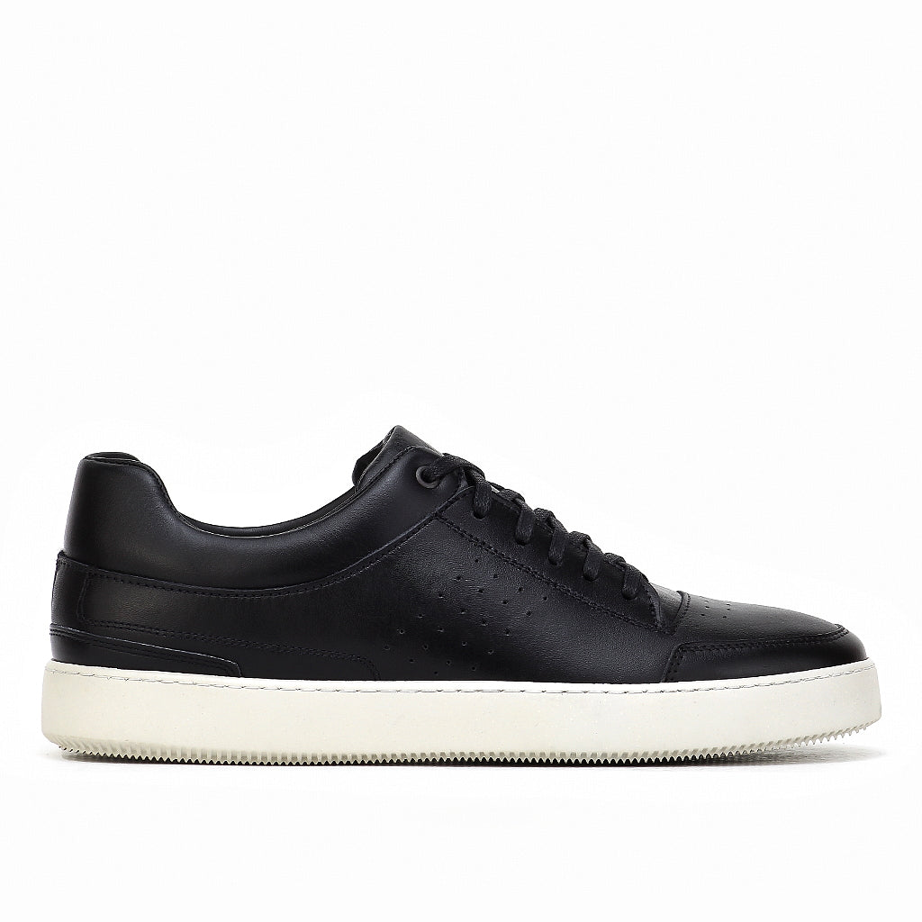038 Chaussure Sneaker Homme en cuir noir