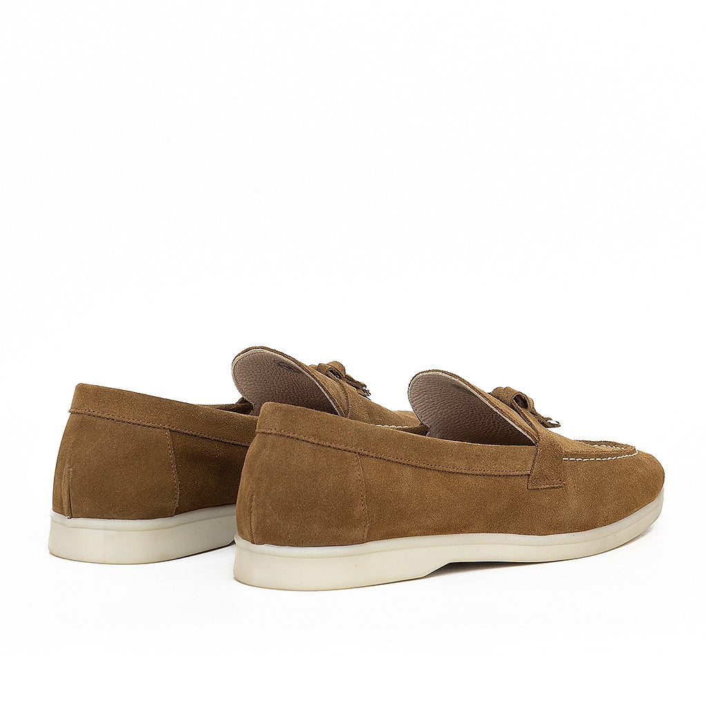 0116 chaussure femmes en cuir daim marron
