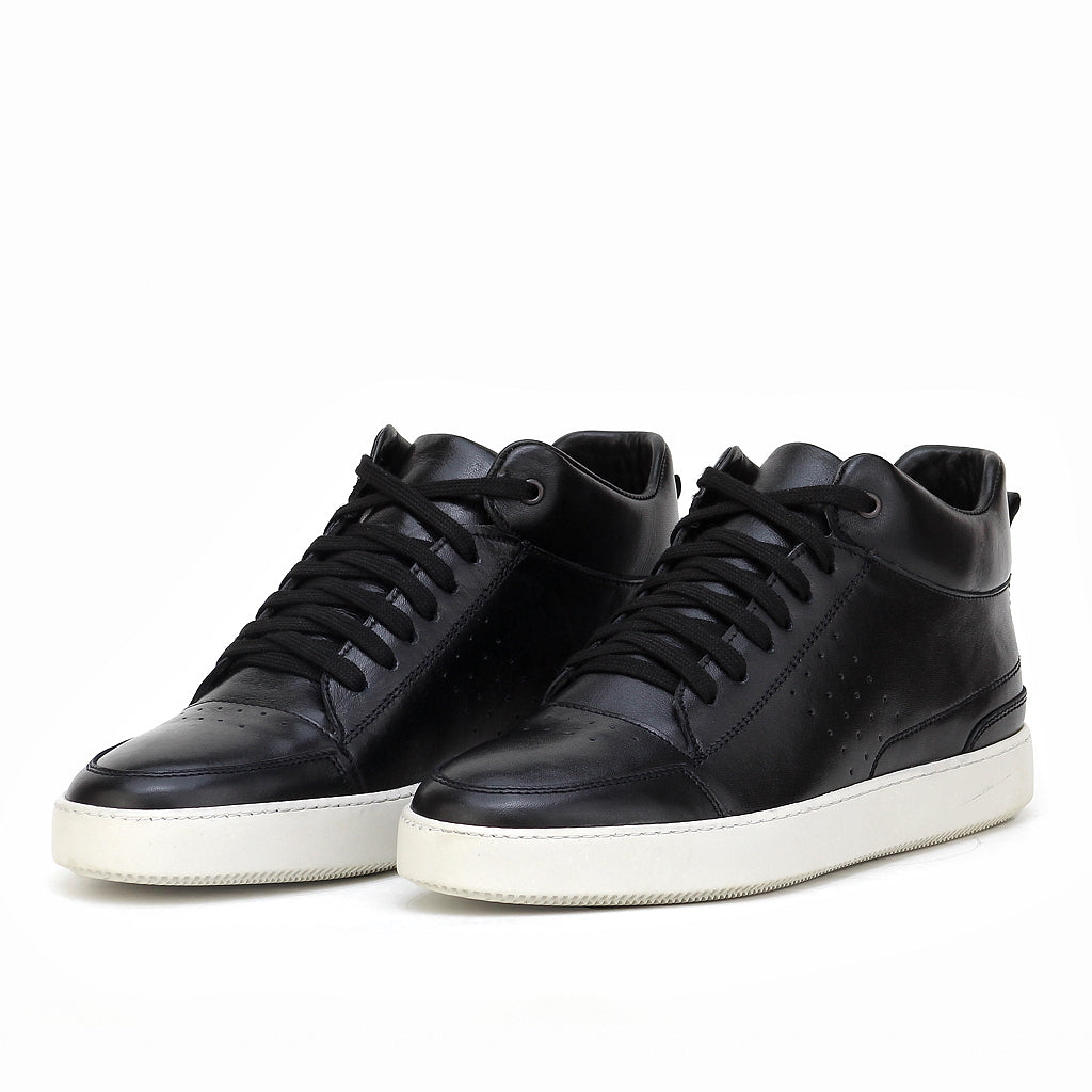 023 Chaussure Sneaker Homme en cuir noir