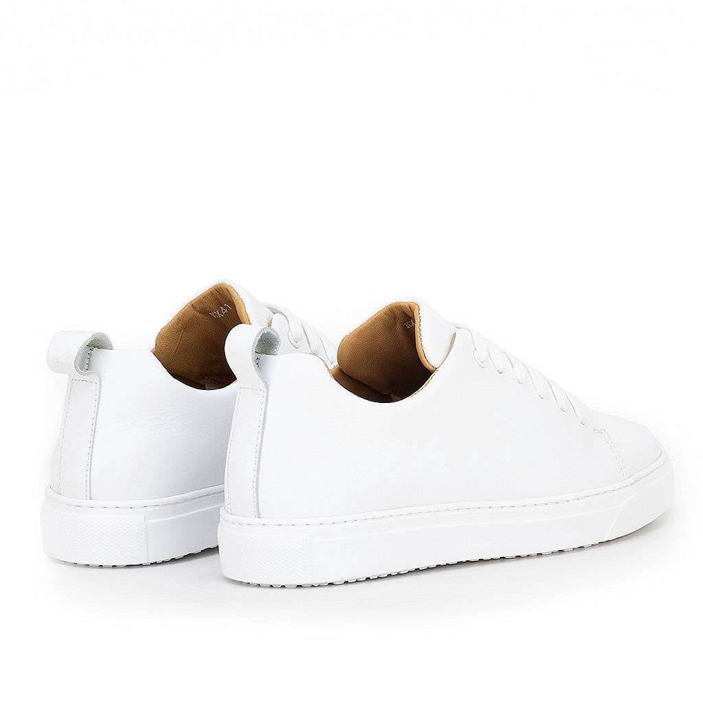 01000 Chaussure Sneaker Homme en cuir  blanc