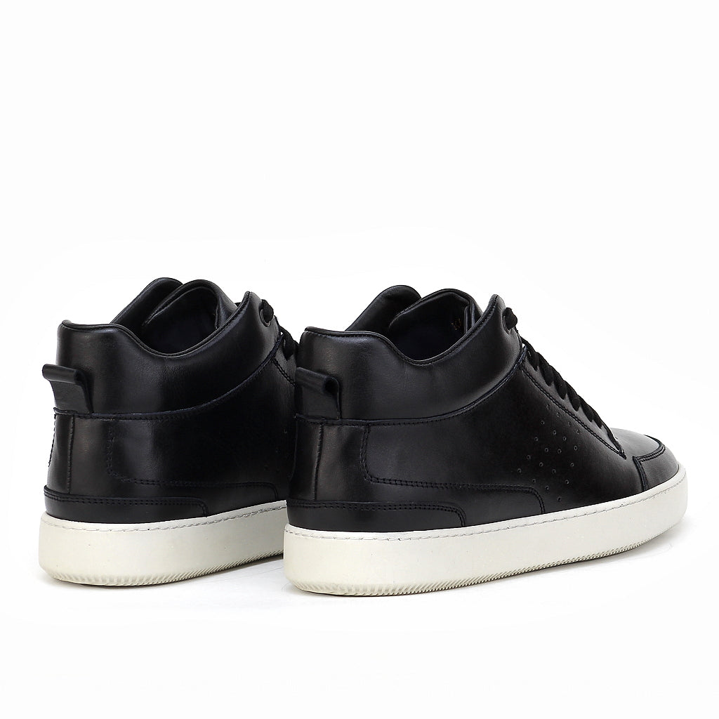 023 Chaussure Sneaker Homme en cuir noir