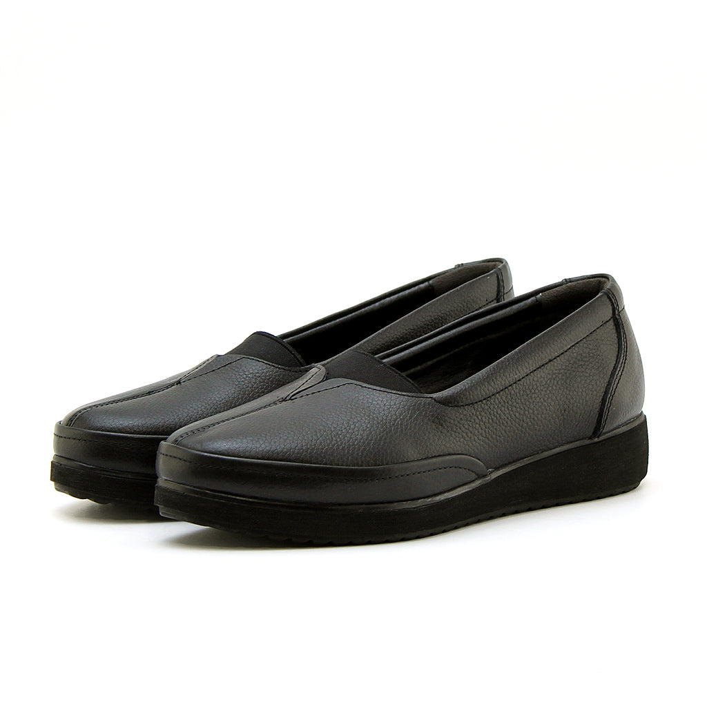 0148 chauusre en cuir noir femme