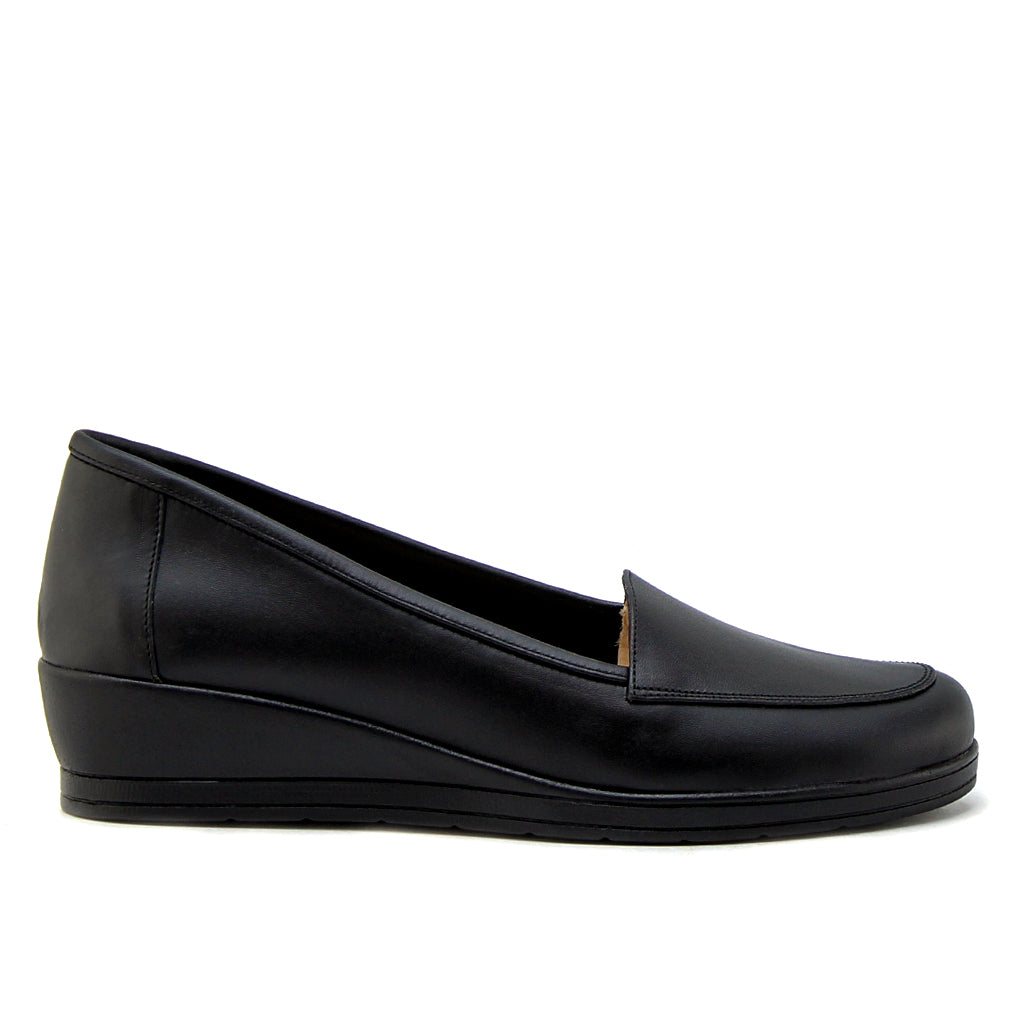 0380 chaussure femmes en cuir noir