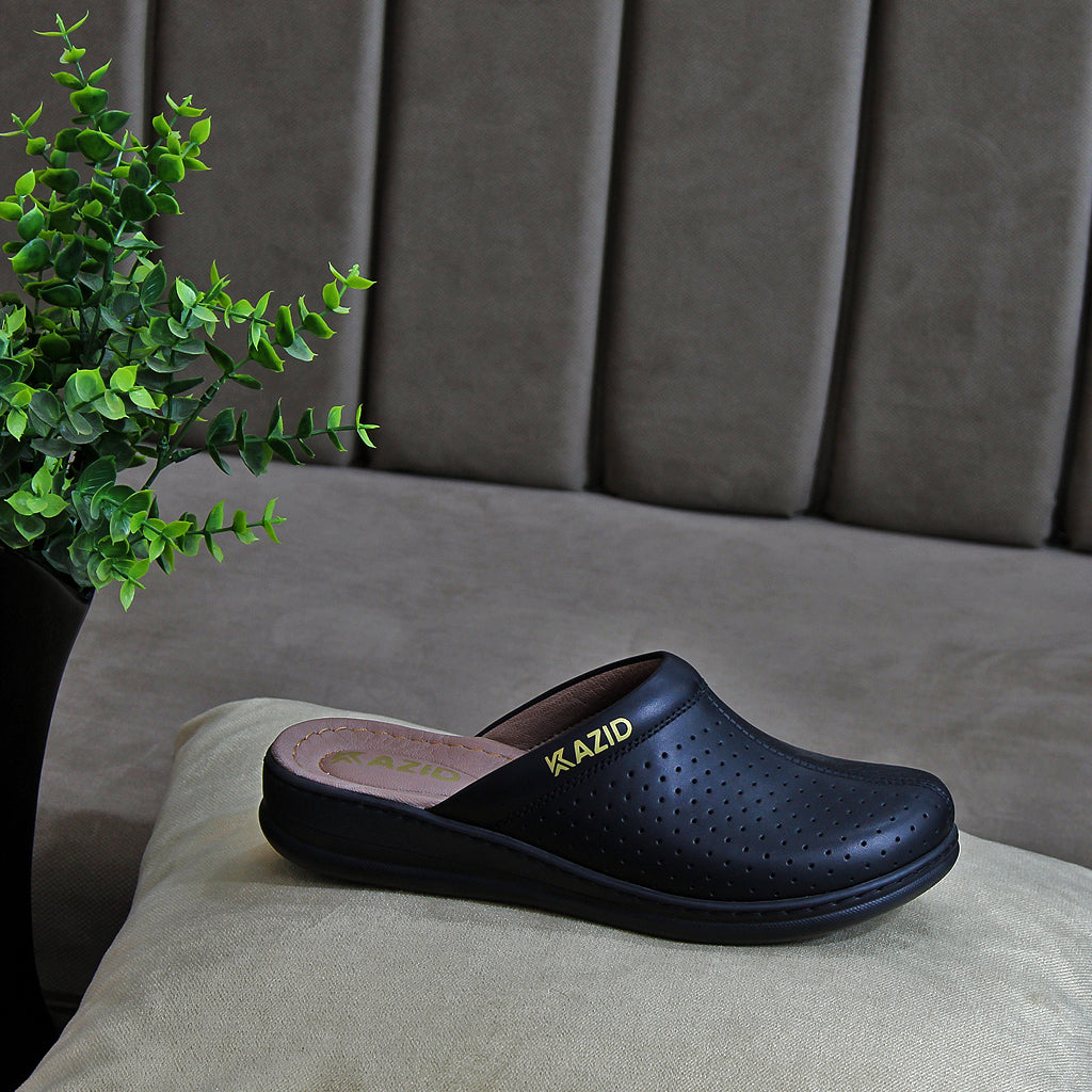 0231 sabot confort en cuir femmes