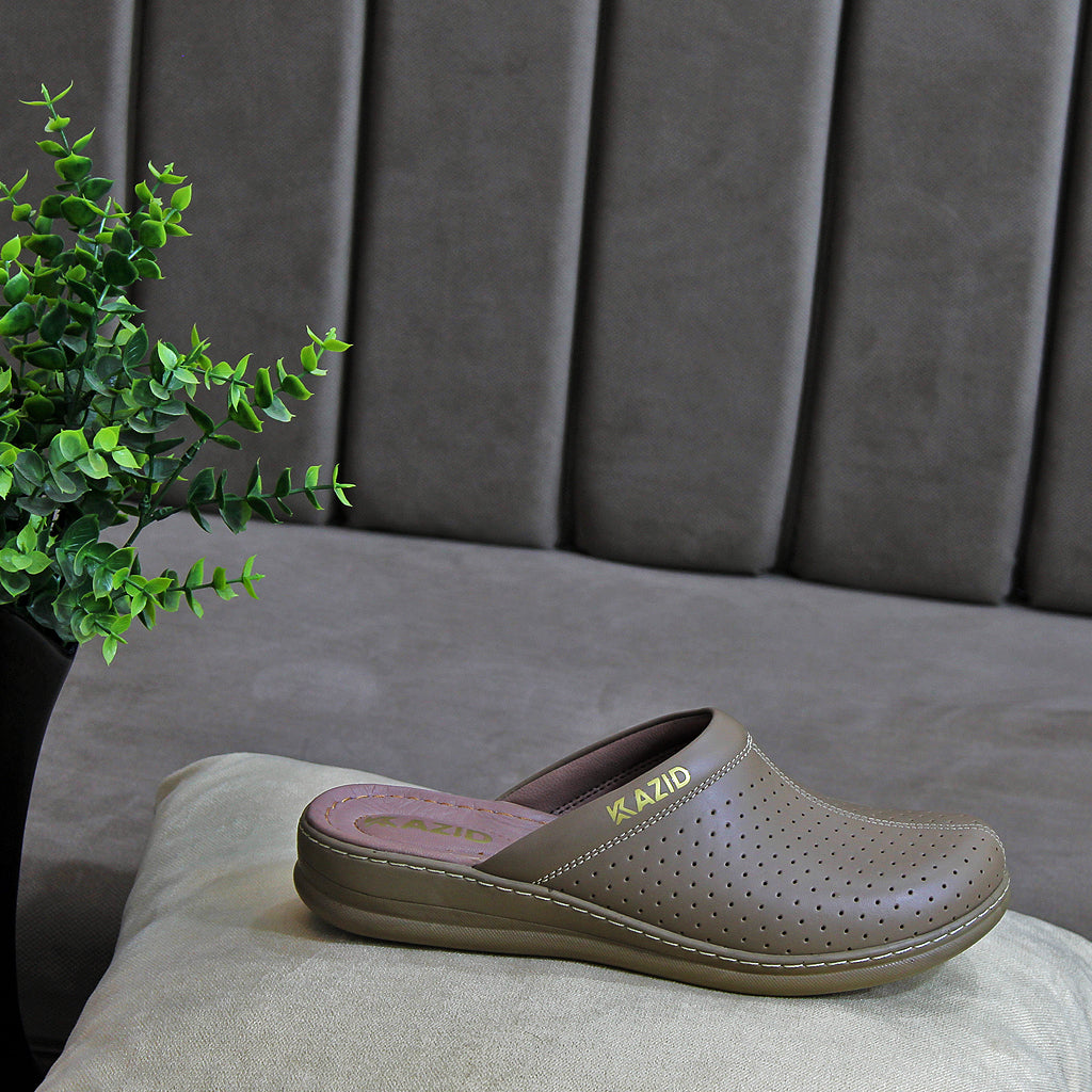 0231 sabot confort en cuir femmes