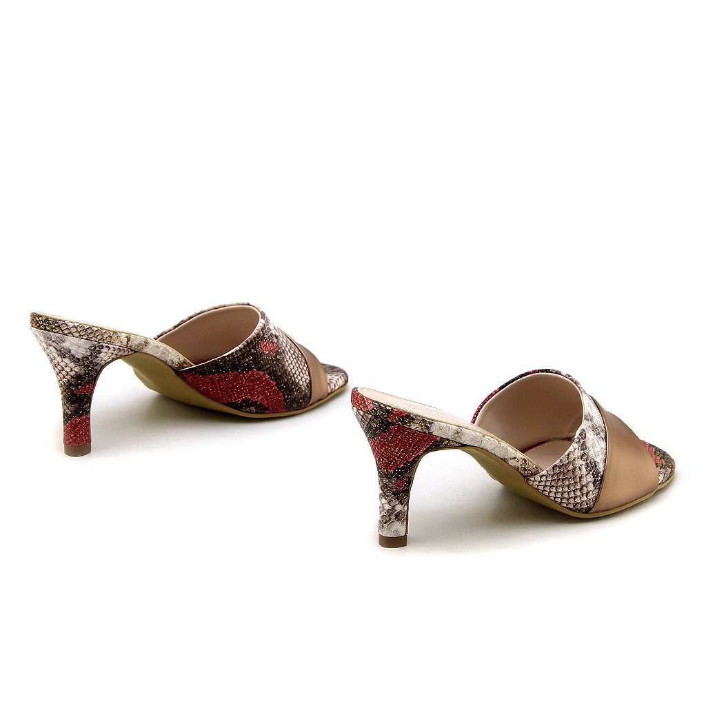 0481 sandale en cuir femme sablé