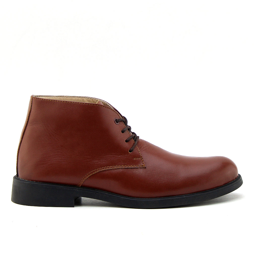 05 chaussure en cuir marron hommes