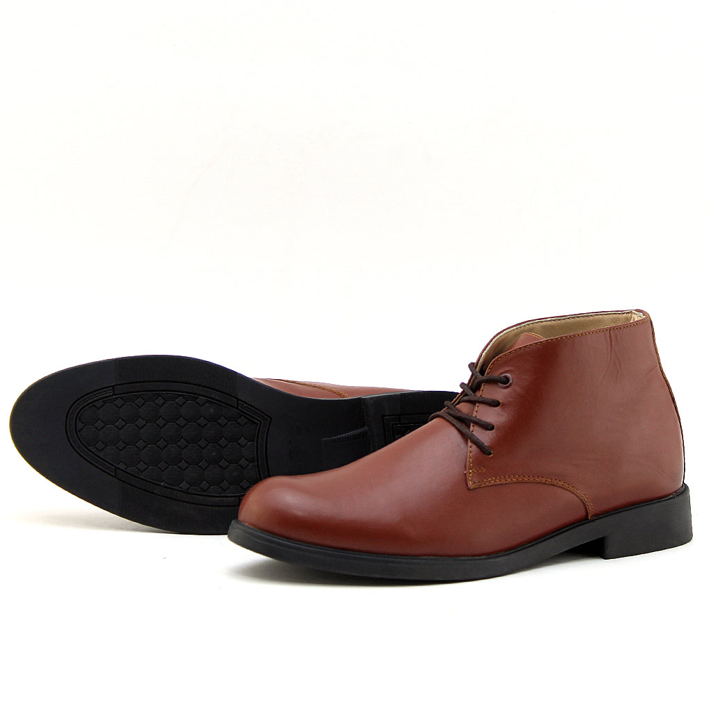 05 chaussure en cuir marron hommes