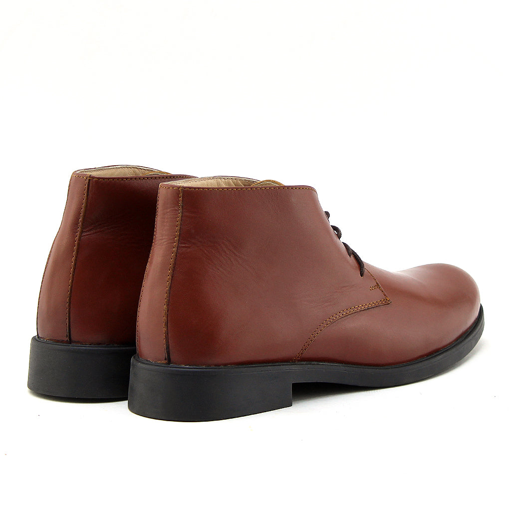 05 chaussure en cuir marron hommes