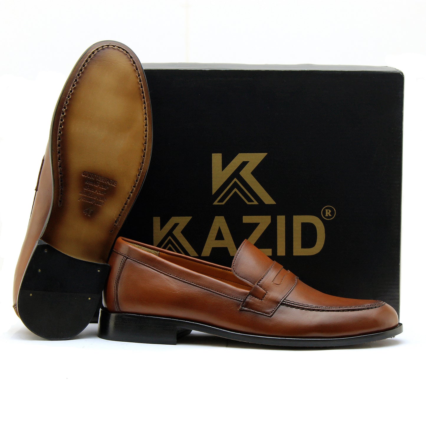 0620 CHAUSSURE EN CUIR MARRON