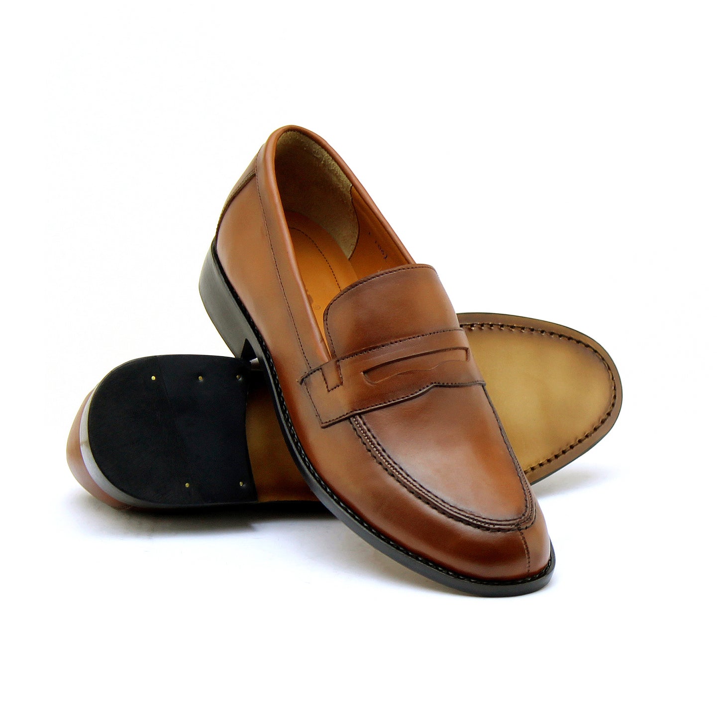 0620 CHAUSSURE EN CUIR MARRON