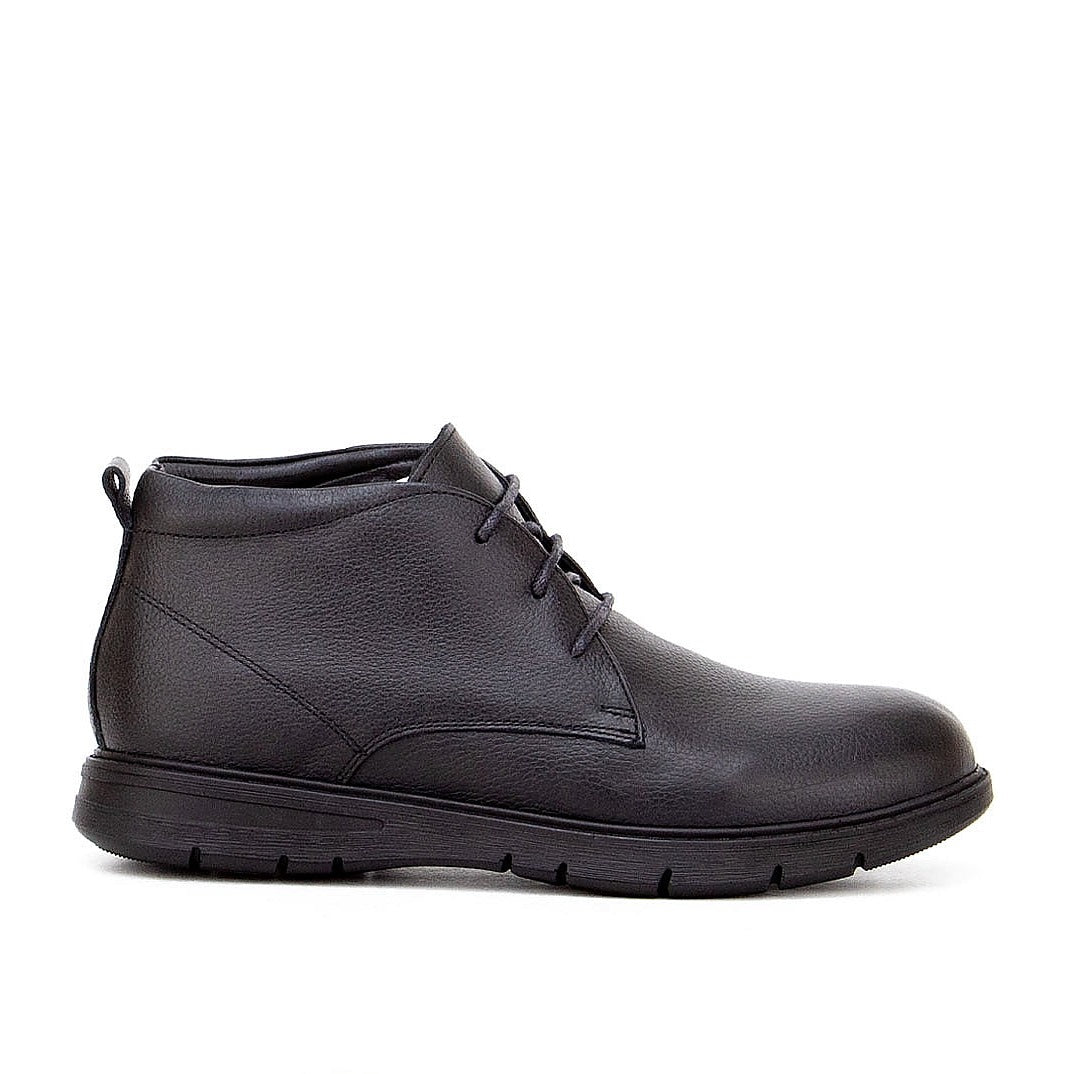 019 CHAUSSURE CONFORT EN CUIR NOIR