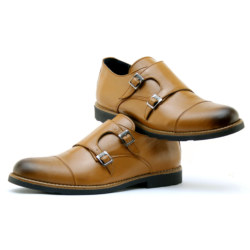 026 TIPLIS CHAUSSURE EN CUIR TABAC