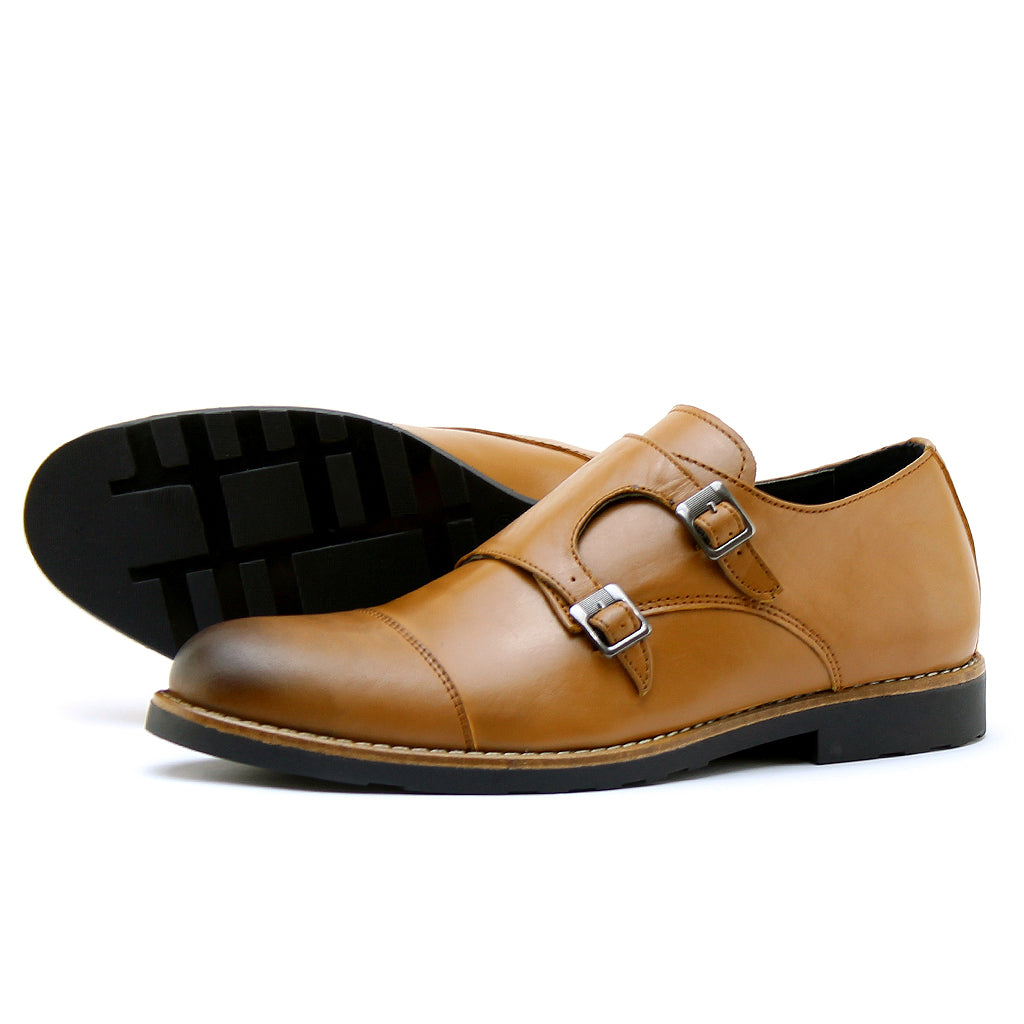026 TIPLIS CHAUSSURE EN CUIR TABAC