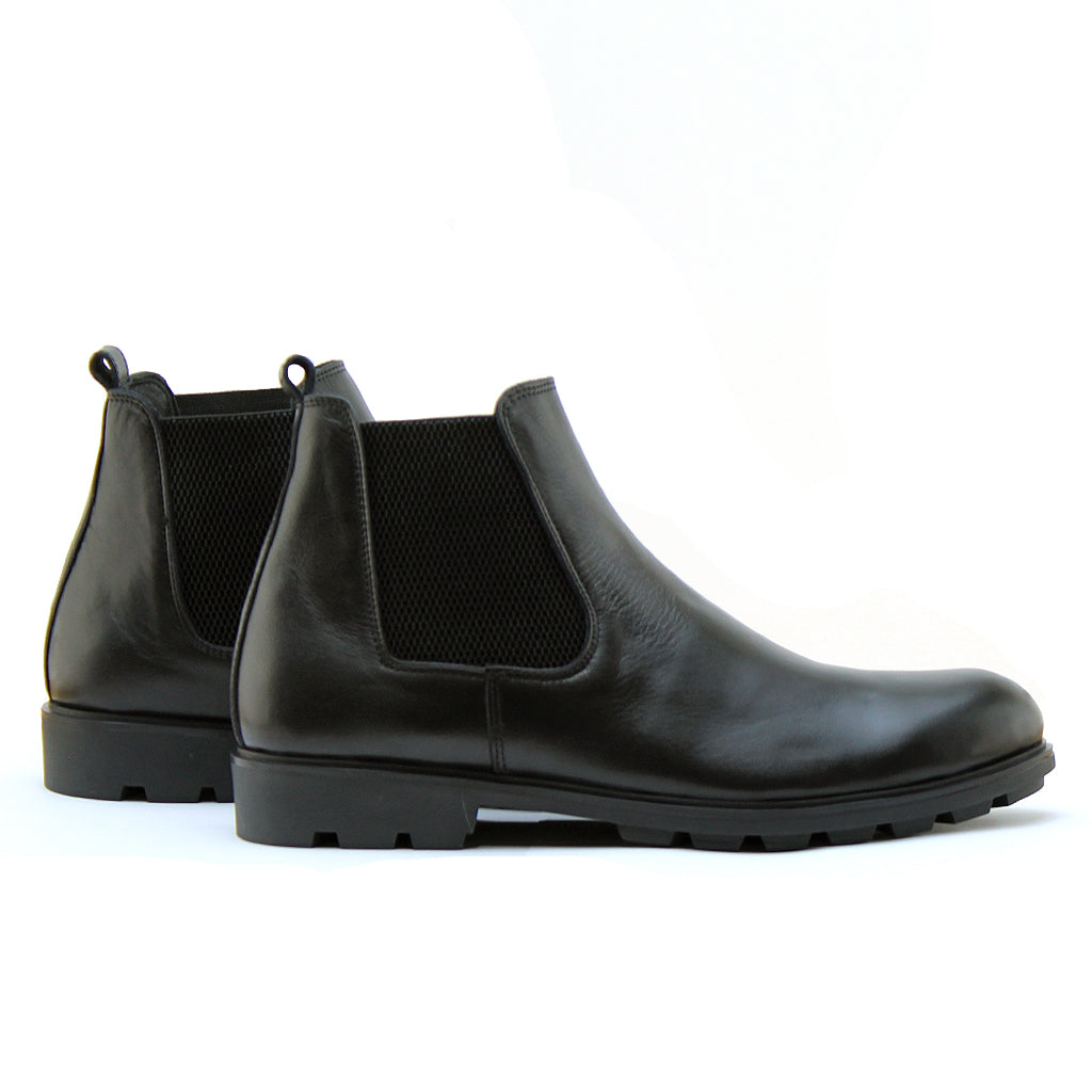 0300 VIROM BOOT EN CUIR NOIR