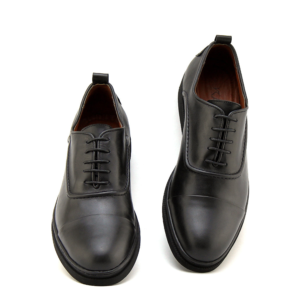 0172 CHAUSSURE CONFORT EN CUIR NOIR
