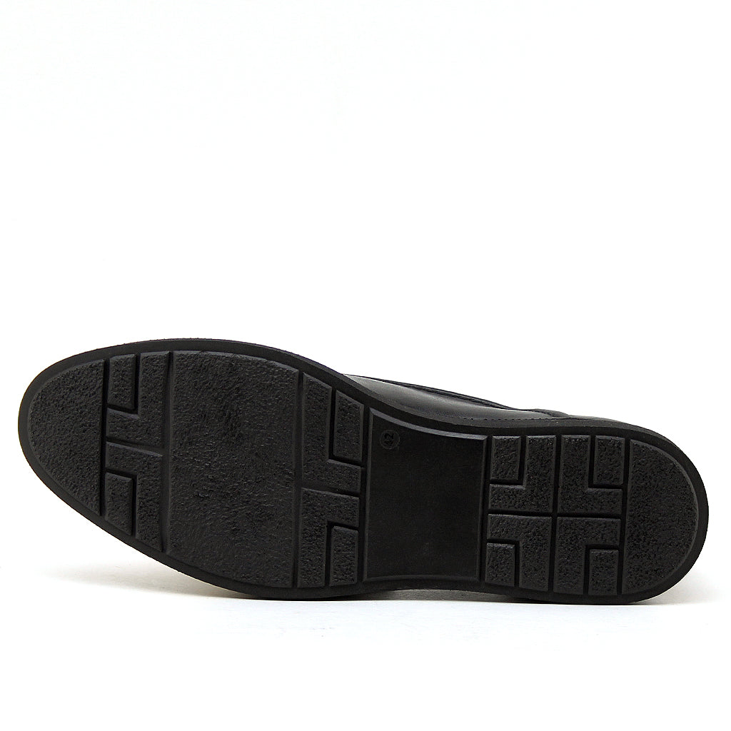 0172 CHAUSSURE CONFORT EN CUIR NOIR