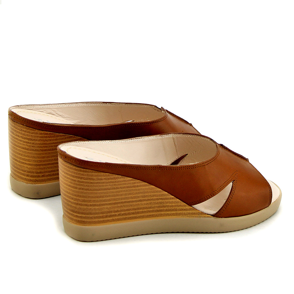 0589 sandale en cuir femme noir