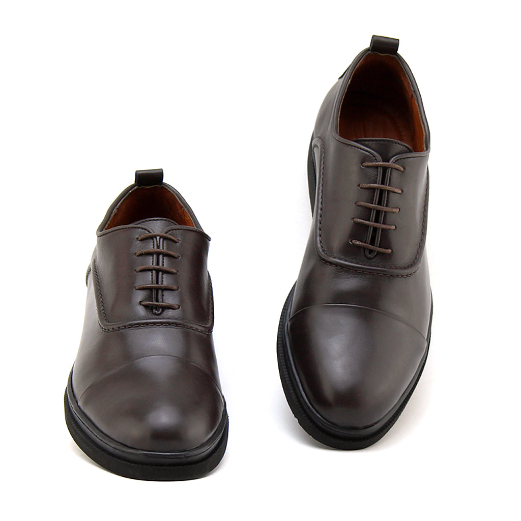 0172 CHAUSSURE CONFORT EN CUIR marron