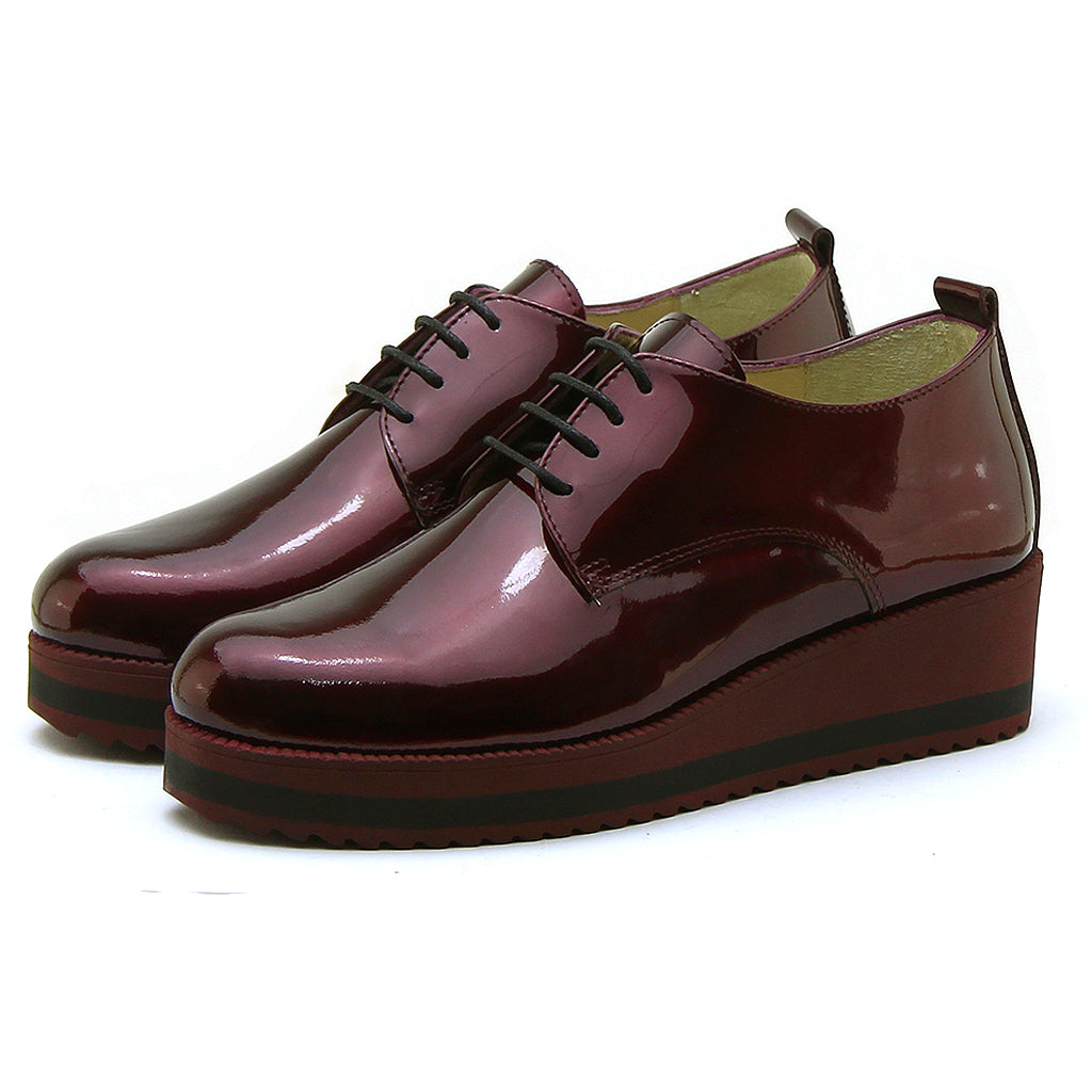 0315 chaussure grenat femme