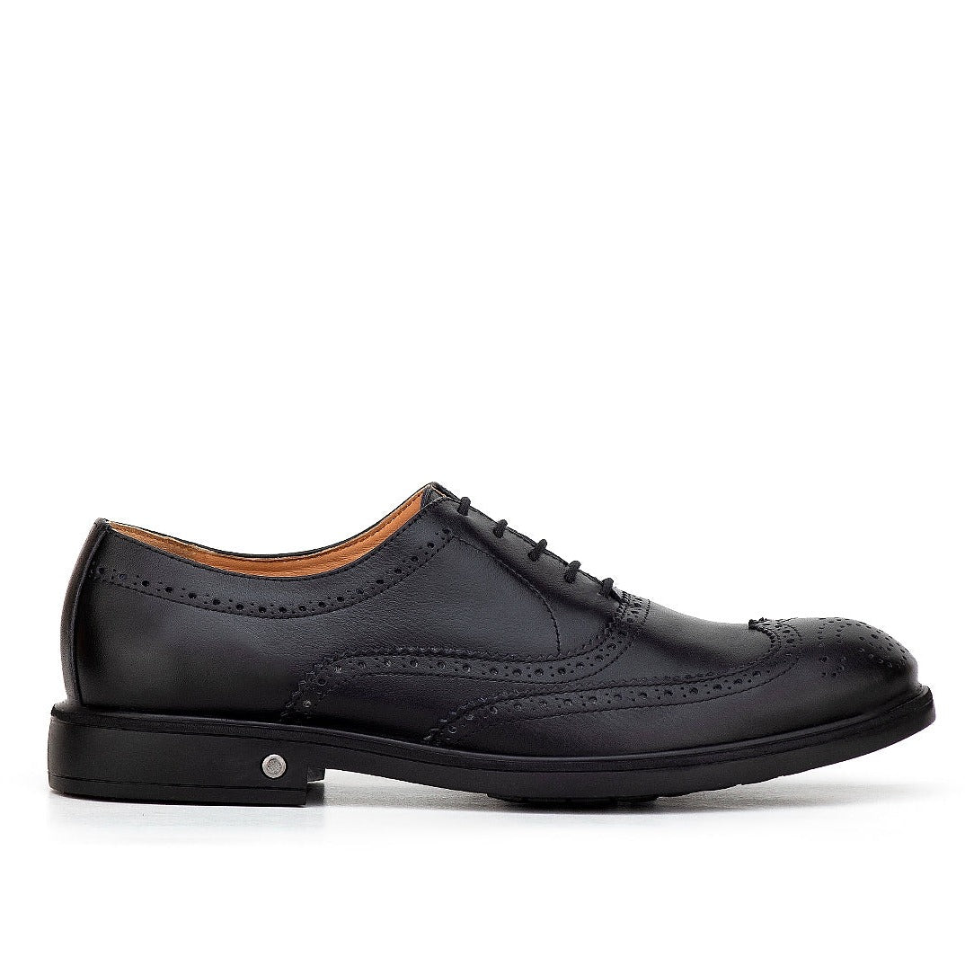 070 Chaussures Homme en cuir noir – KAZID
