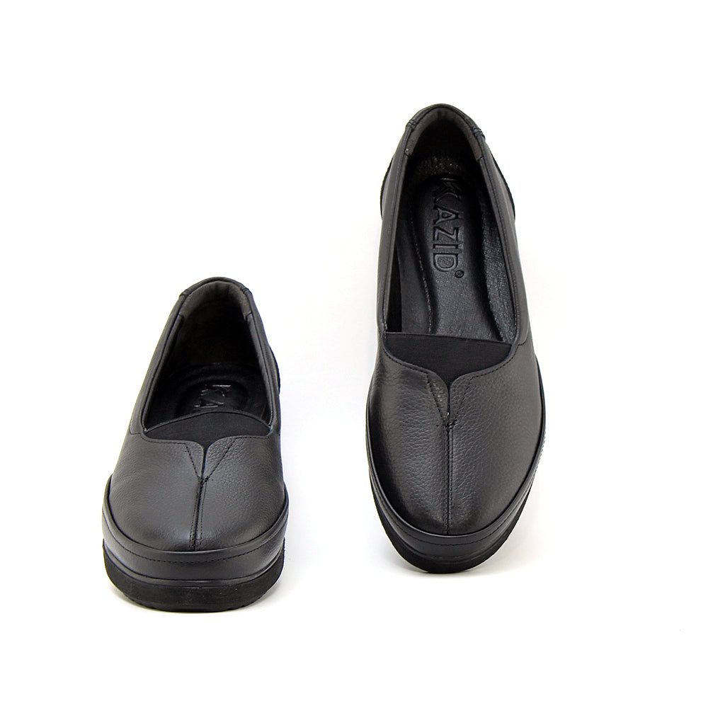 0148 chauusre en cuir noir femme