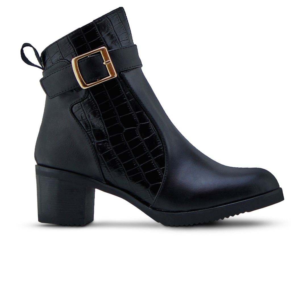 050 lina botte noir femme
