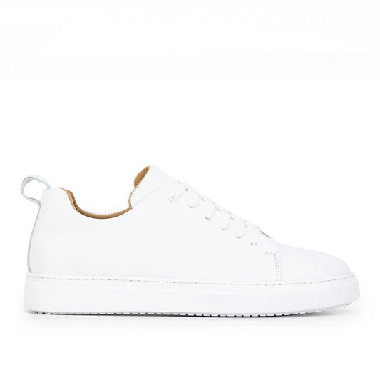 01000 Chaussure Sneaker Homme en cuir  blanc