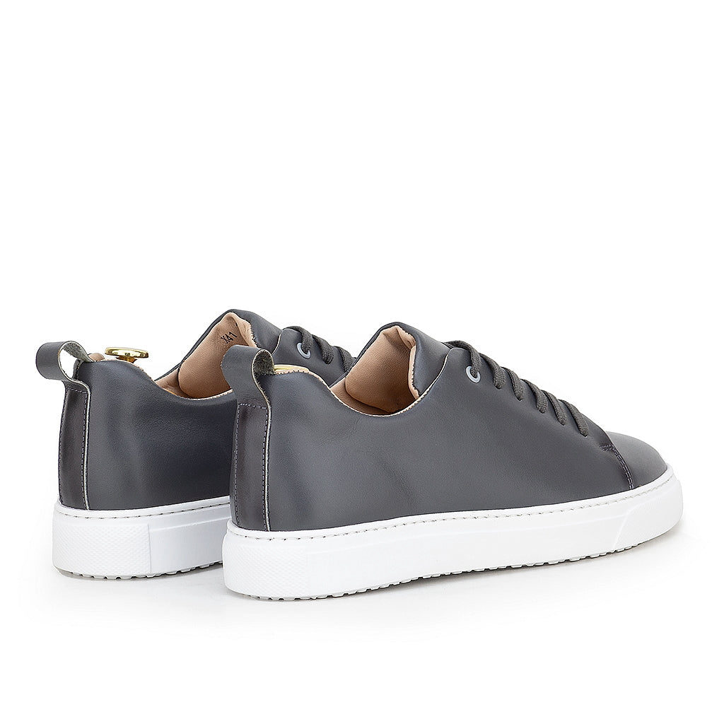 01000 Chaussure Sneaker Homme en cuir gris