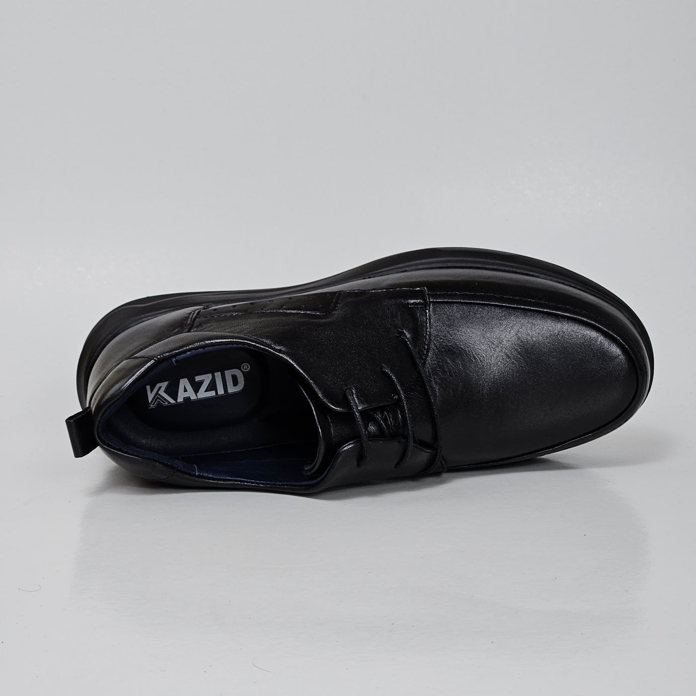 072 chaussure confortable cuir homme noir