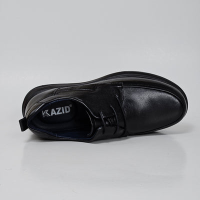 072 chaussure confortable cuir homme noir