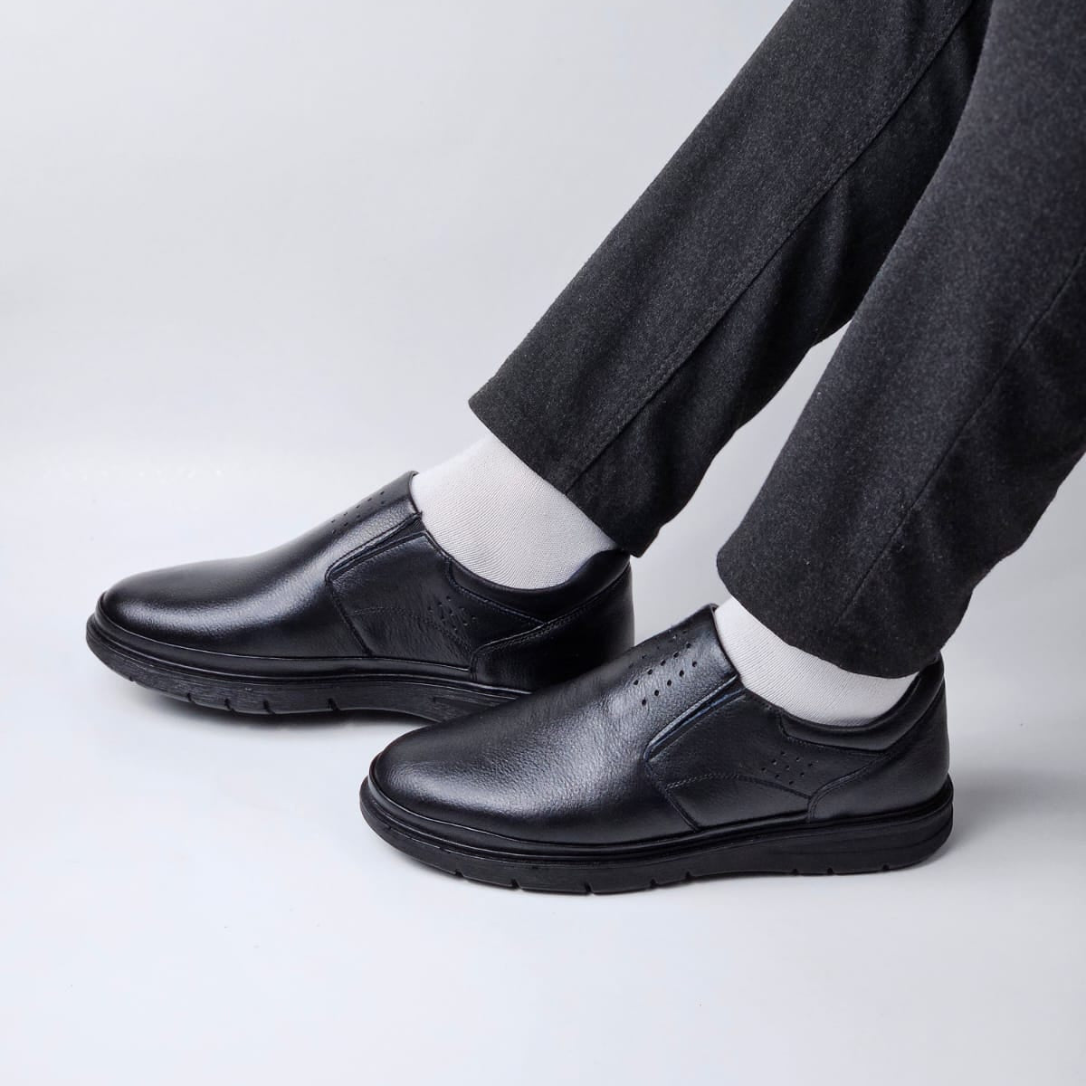 013 CONFORT EN CUIR NOIR MARRON