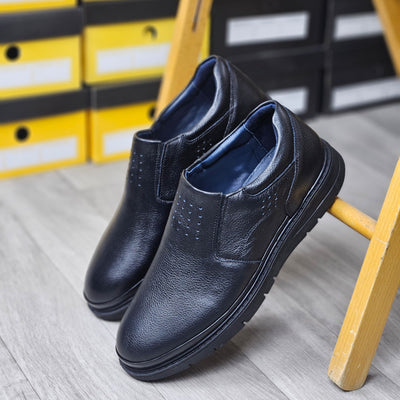 013 CONFORT EN CUIR NOIR MARRON