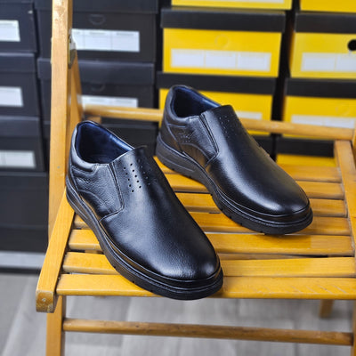 013 CONFORT EN CUIR NOIR MARRON