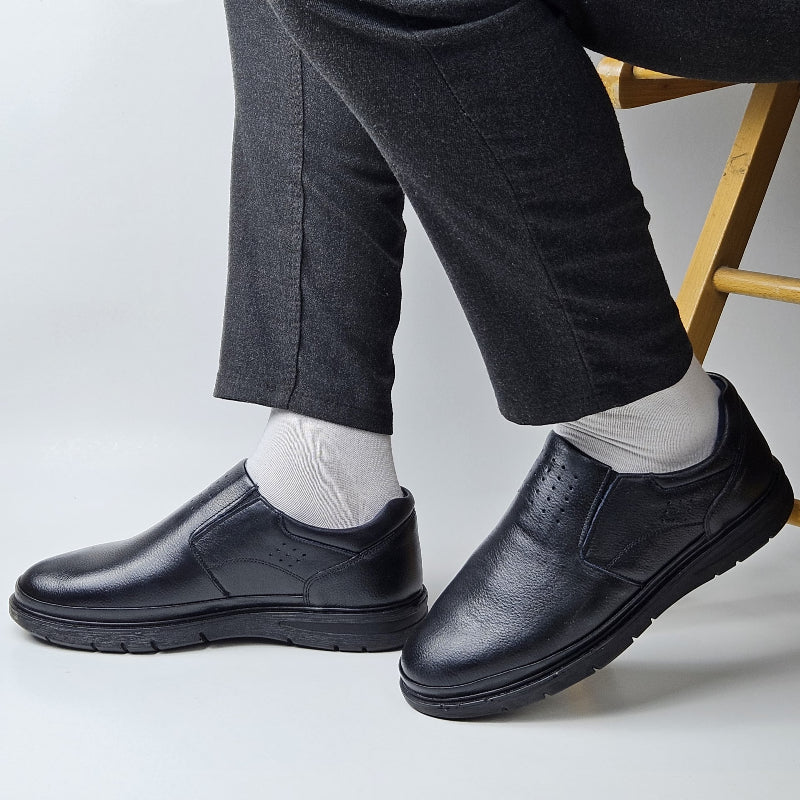 013 CONFORT EN CUIR NOIR MARRON