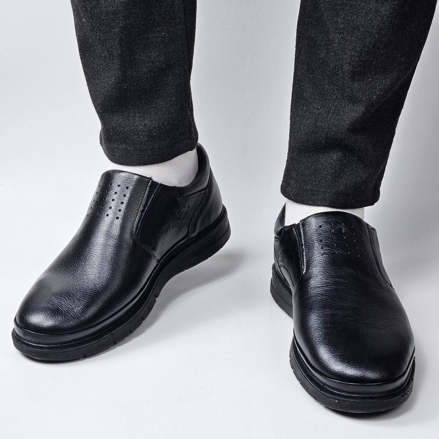 013 CONFORT EN CUIR NOIR MARRON