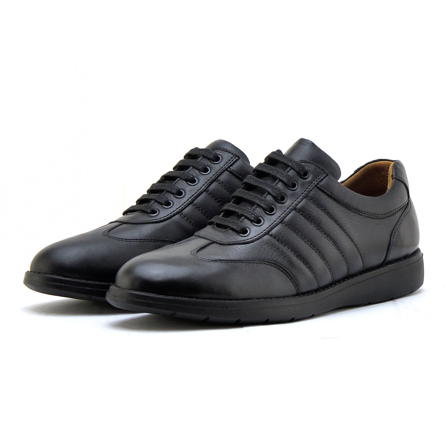 0173 CHAUSSURE CONFORT EN CUIR NOIR