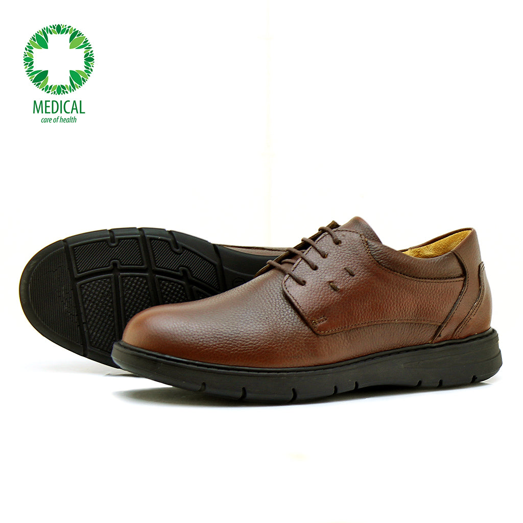 017 CHAUSSURE CONFORT EN CUIR MARRON