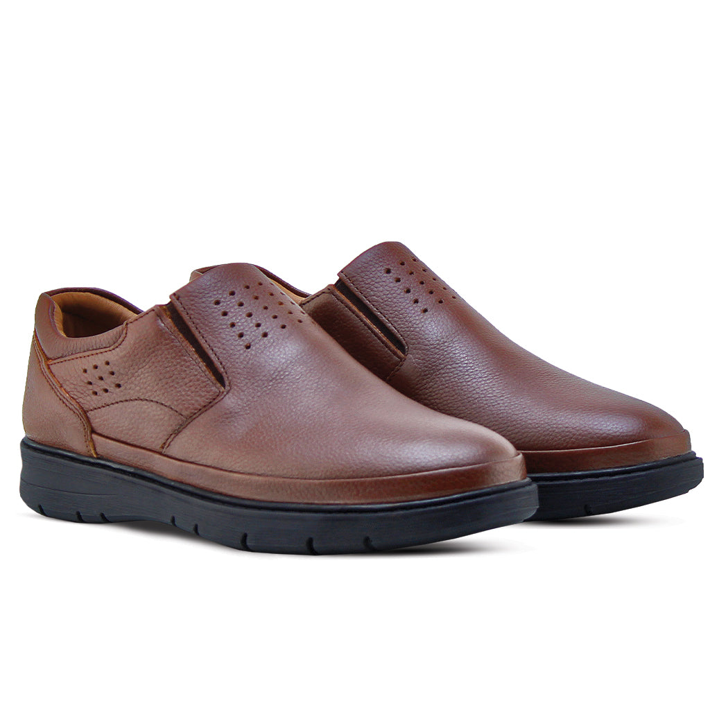 013 CONFORT EN CUIR NOIR MARRON