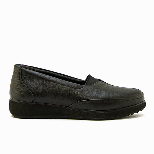 0148 chauusre en cuir noir femme